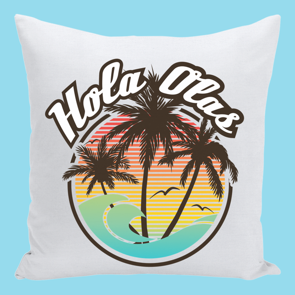 Hola Olas - Throw Pillows